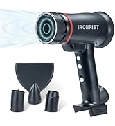IRONFIST Turbo Jet Blower Compatible with Milwaukee M18 Battery, 1400g Blowing Force, Ducted Moto...
