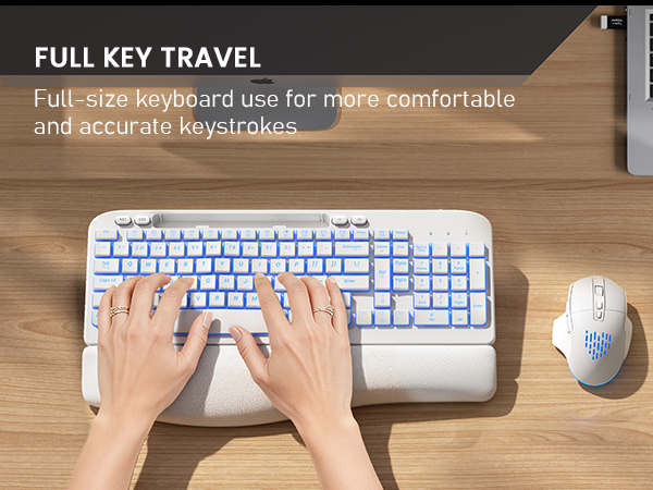 ergonomic wireless keyboard and mouse