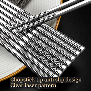 Metal Chopsticks Reusable 316 Stainless Steel Chopsticks