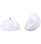 Aspen Creative 28008-15-2, Clip-on Dome Shade for A-Type Bulb Indoor Location Light Fixtures/Whit...