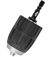 LABEAR- Drill Chuck for Impact Driver, Quick Connect, 1/4-Inch Hex Shank 0.8-10mm Clamping Capaci...