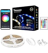 Tatazone RGBCCT Smart Led Strip Lights, 16.4FT Tunable White 3000K-6500K+RGB WiFi Led Light Strip...