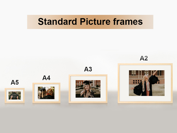 standard picture frames