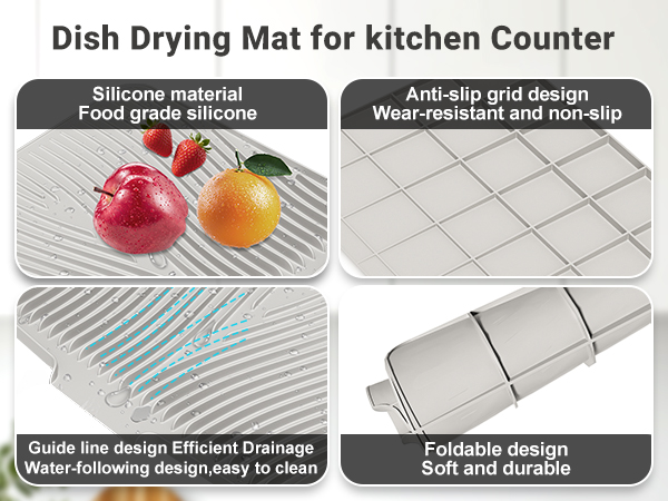 drying matt kitchen counter