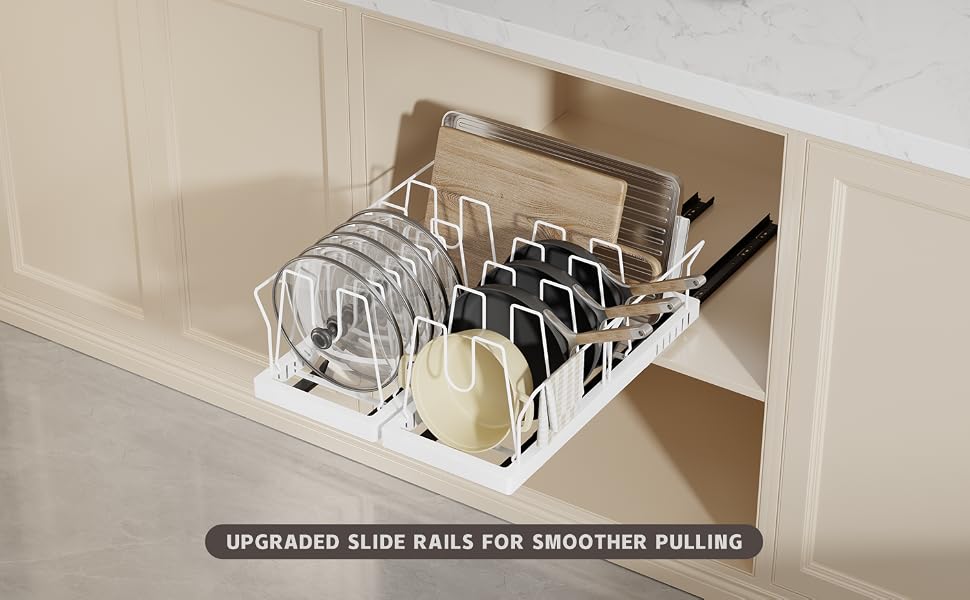 pull out pots and pans organizer