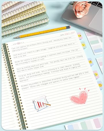 spiral notebook