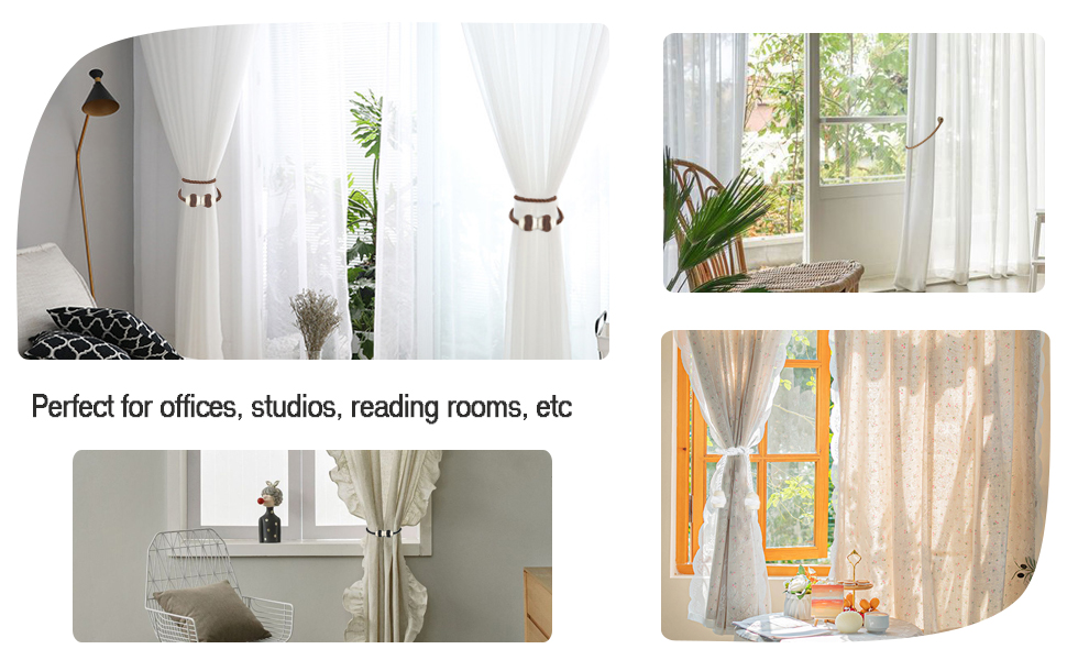 CURTAIN TIEBACKS