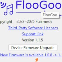 Firmware upgrade