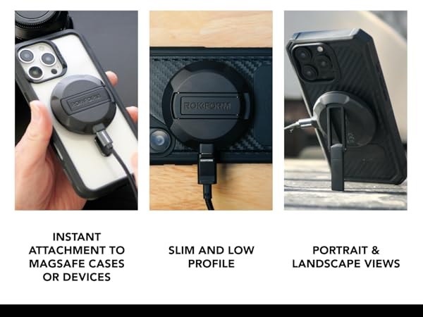 samsung wireless charger; magsafe charger; charging puck; charging stand; rockform charger stand