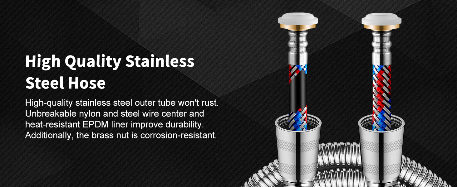 59 Inch Stainless Steel Shower Hose