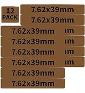 12 Pack Miaozhun 7.62x39mm Magazine Marking Bands 7.62 Magazine Caliber Identification