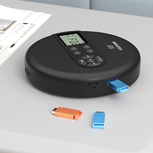 MEGATEK CP27BR Portable CD Player with USB Port