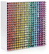 SANFURNEY 400 Slots Art Marker Storage Rack, Watercolour Brushes Pens Color Pencils Organizer Hol...
