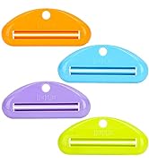 LoveInUsa Toothpaste Tube Squeezer Dispenser, Hanging Toothpaste Clips Holder Rolling Holder Sque...