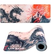 Large Gaming Mouse Pad, Waterproof Desk Mat for Keyboard and Mouse, Stitched Edge Mousepad with N...