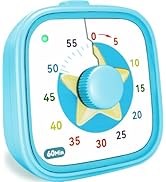 Acomingwin Visual Timer for Kids, 60 Minute Countdown Kitchen Timer for Cooking, Time Management ...