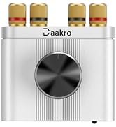 Daakro AK30 Mini Bluetooth Amplifier for Passive Speakers,50W+50W 2.0CH Audio Amplifier,Stereo Hi...