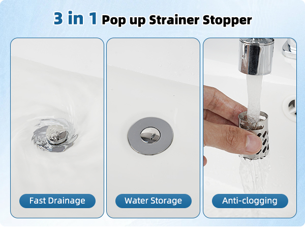 universal sink drain plug