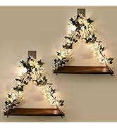 Forest Angle Shelf for Wall,Floating Shelves,Floating Shelves for Wall No Drilling,Adhesive Shelv...