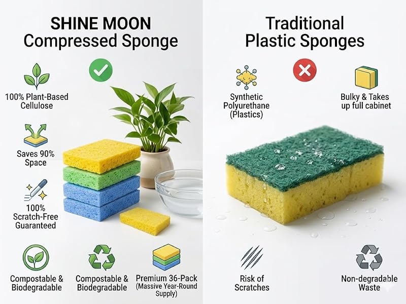 Why choose natural wood pulp sponge
