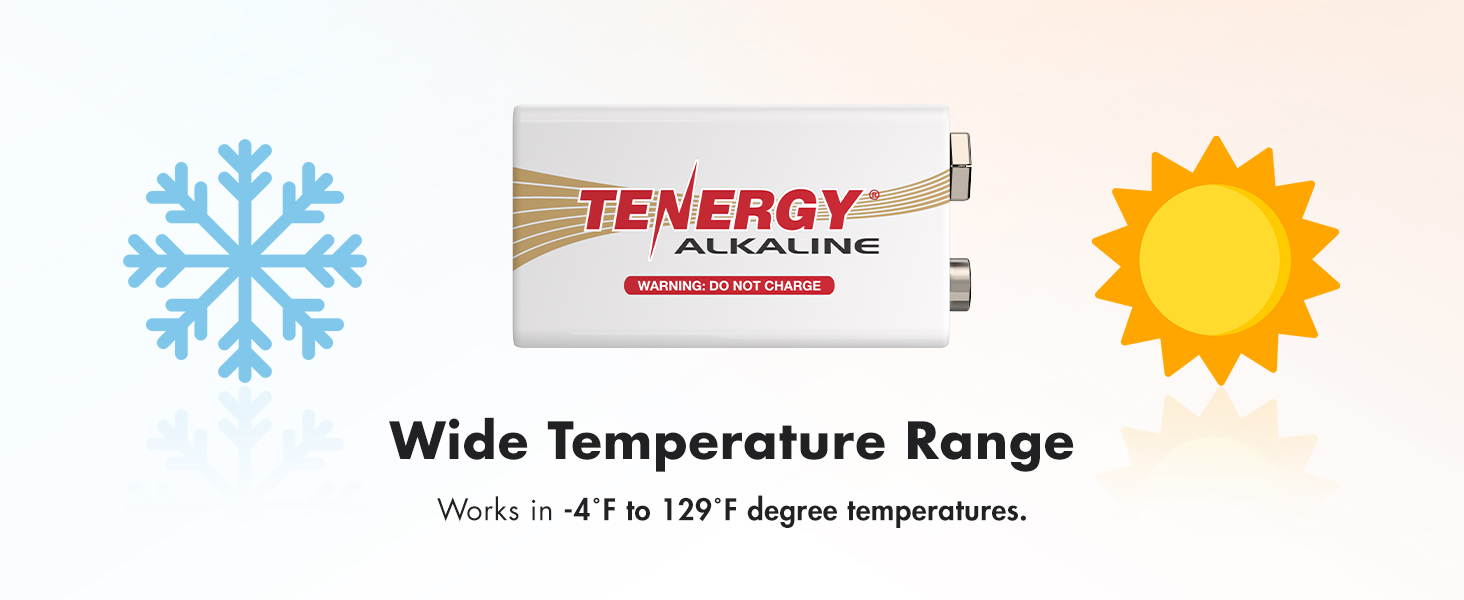 Reliable power for -4F to 129F degrees