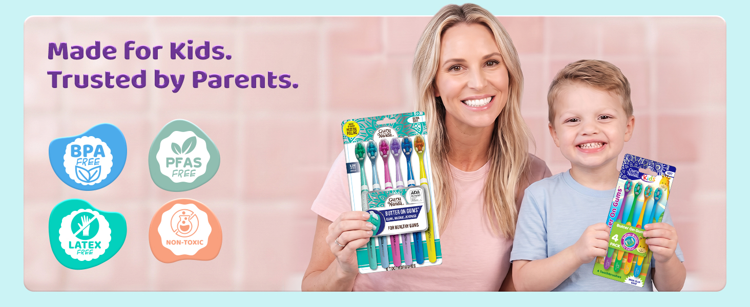 Butter On Gums Kids Toothbrush
