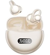 CHENRUIDA Clip On Earbuds Open Ear Ear Buds Wireless Bluetooth 5.4 Headphones,48H Playtime,IPX6 W...