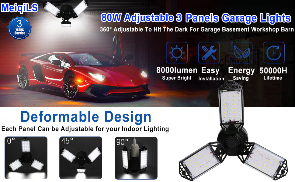 led garage light