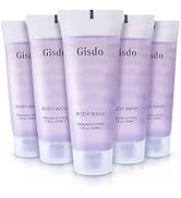 Gisdo Travel Size Body Wash Bulk (1 fl oz, 100 Pack), Refreshing Hotel Body Wash, Mini and Small ...
