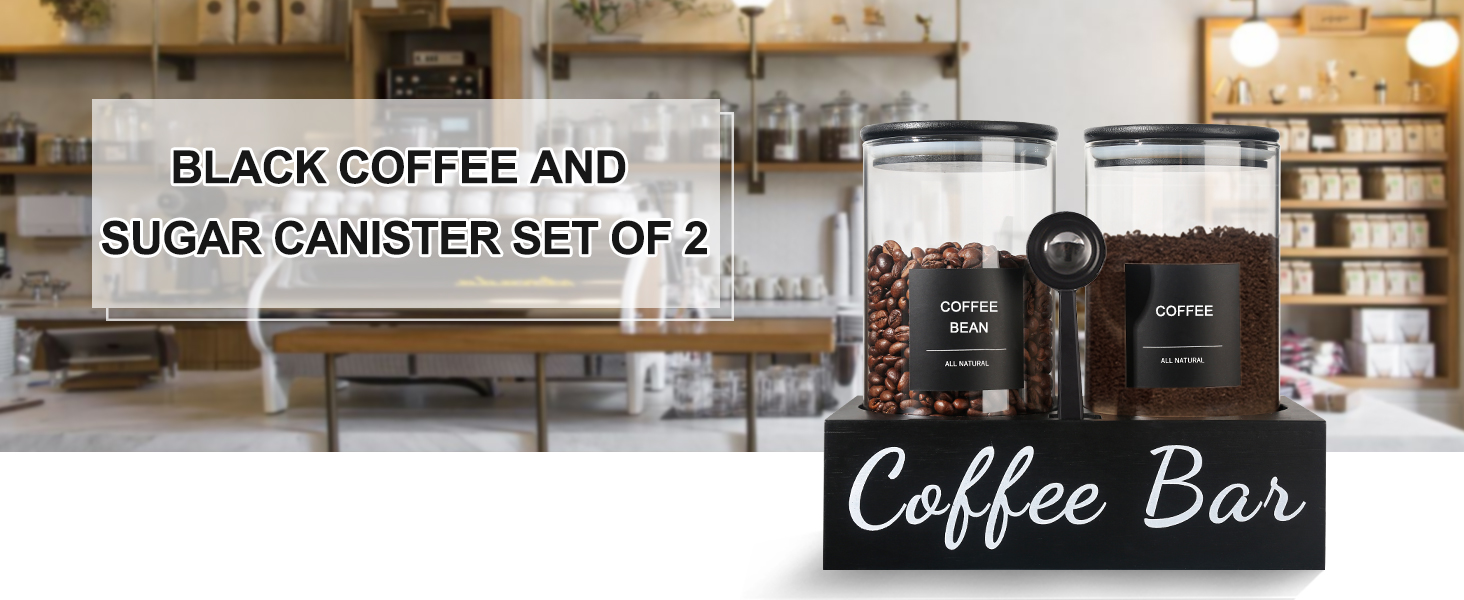 sugar and coffee container set