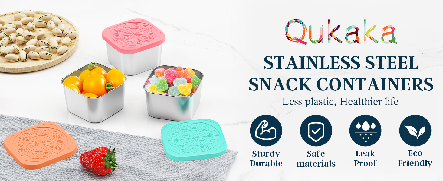 Small Stainless Steel Containers with lids