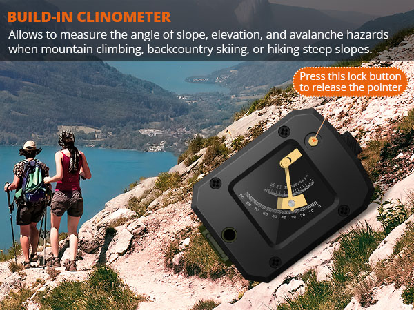 Aluminum Alloy Camping Compass