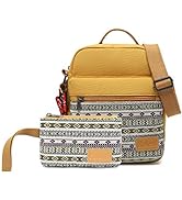 Kalesi Small Canvas Crossbody Bag and Purse Set for Girls and Women