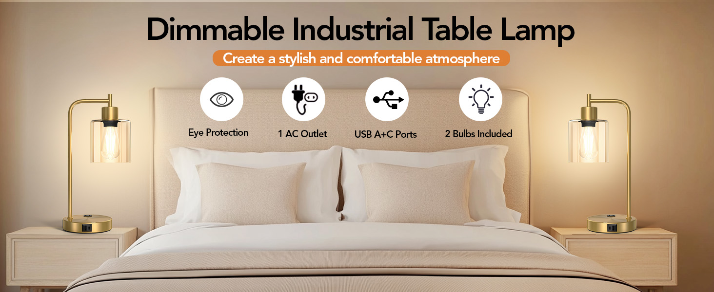 Industrial Table Lamp