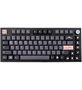 JSJT Night Cherry Keycaps 148 Keys PBT Dye Sublimation Keycap Set Cherry Profile Key Caps for Che...