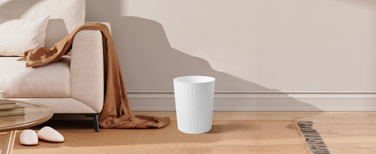 living room trash can