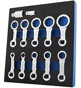 Gunpla 12pcs Torque Adapter Set, SAE 12 Point Fastener 3/8 inch Wrench Torques Adaptor Extension ...