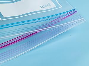 Zero leak storage bags with our double zipper closure