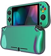 PlayVital ZealProtect Protective Case for Nintendo Switch Lite, Ergomomic Grip Hard Cover - Durab...