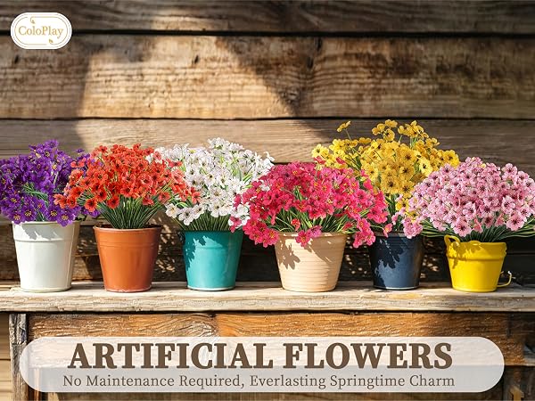 Artificial Flowers for Outdoors