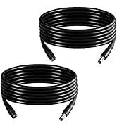 IMIYORE 16.4ft 5.5mmx2.1mm DC Power Extension Cable Male to Female Compatible with 12V 3A for CCT...