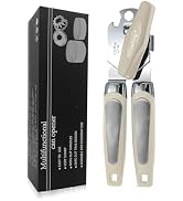 Safring Can Opener Manual, Handheld Strong Heavy Duty Stainless Steel Can Opener, Comfortable Han...