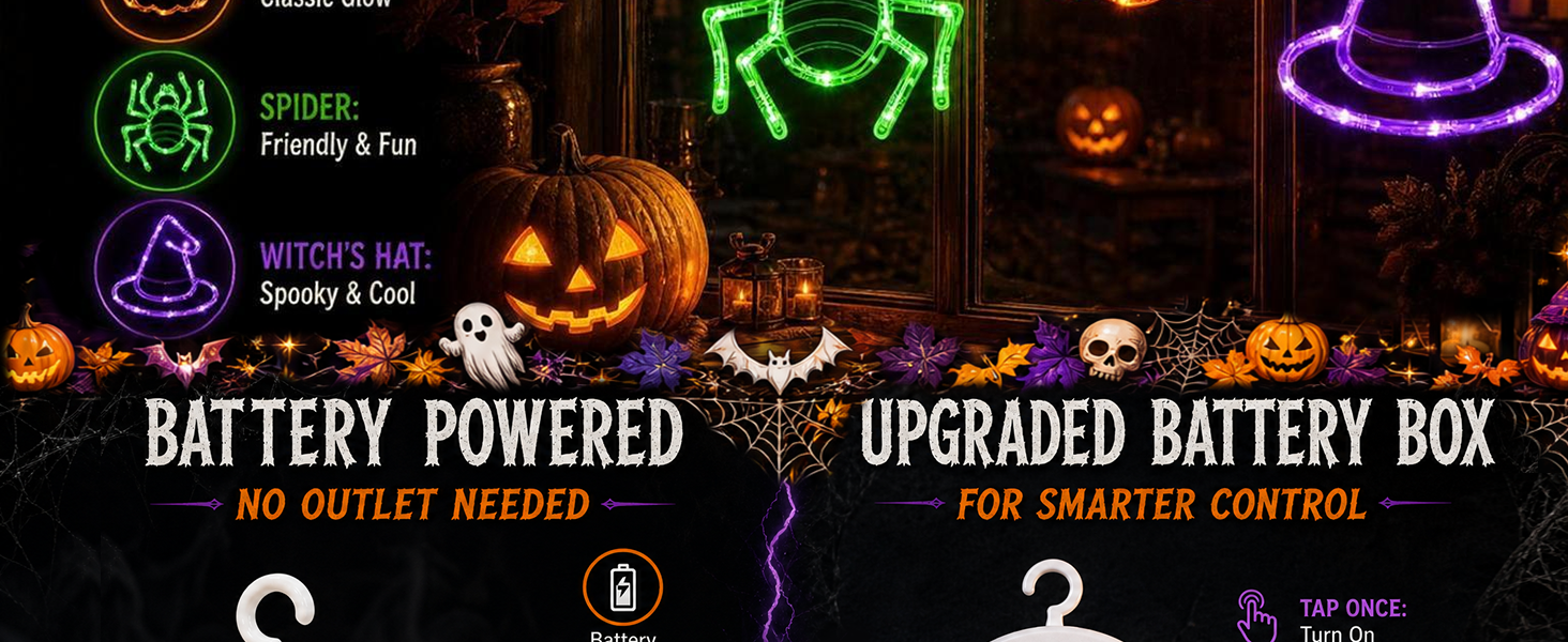 Halloween Window Lights
