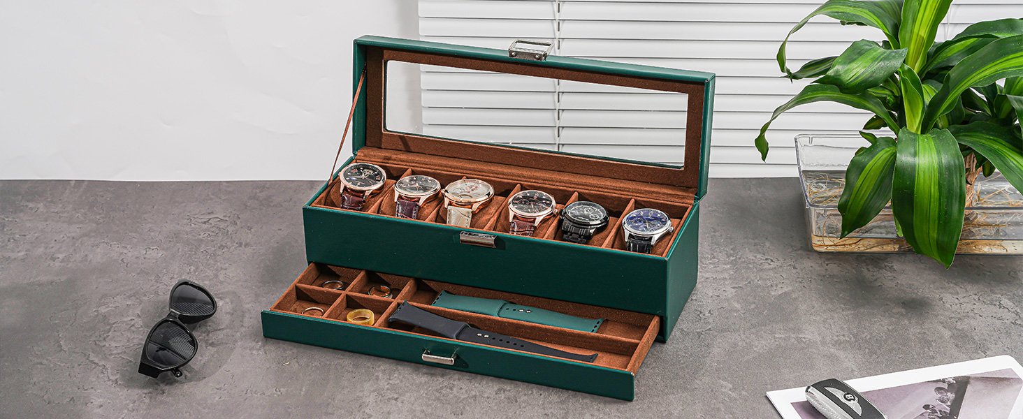 Watch Box with Drawer