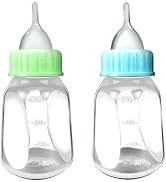Mipcase Pet Feeding Bottle- 1 Set Plastic Kitten Puppy Bottles for Nursing, Milk Feeding Tools Pe...