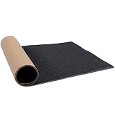 ZUEXT 11" x 44" Black Skateboard Grip Tape Sheet, Bubble Free Waterproof Black Scooter Grip Tape,...
