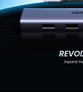UGREEN Revodok 105 USB C Hub 5 in 1 Multiport Adapter 4K HDMI, 100W Power Delivery, 3 USB-A Data ...