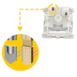 GATERON-G PRO Yellow 3.0-Pre Lubed-5 Pins-RGB Keyboard Switches for MX Mechanical Keyboard