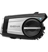 Sena 50C Motorcycle Communication & 4K Camera System with Sound by Harman Kardon Integrated Mesh ...