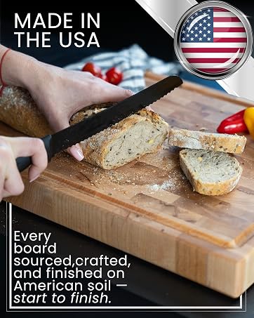 Maple End Grain Cutting Board - Made In The USA